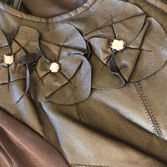 Peter Nygard Leather Jacket Size L - Picture 3 of 5